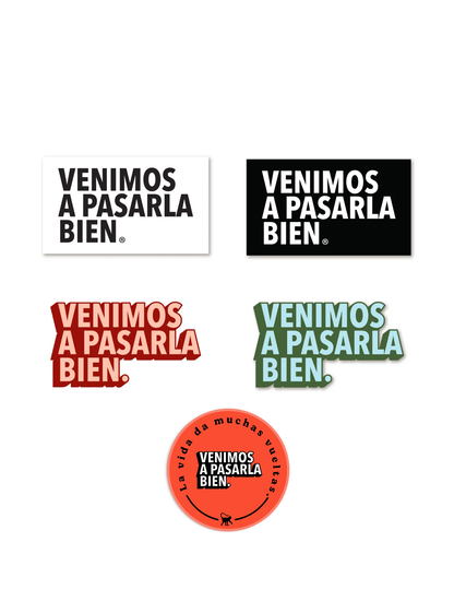 Kit de stickers venimos