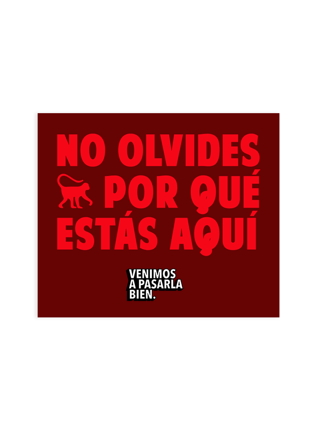 Sticker No Olvides