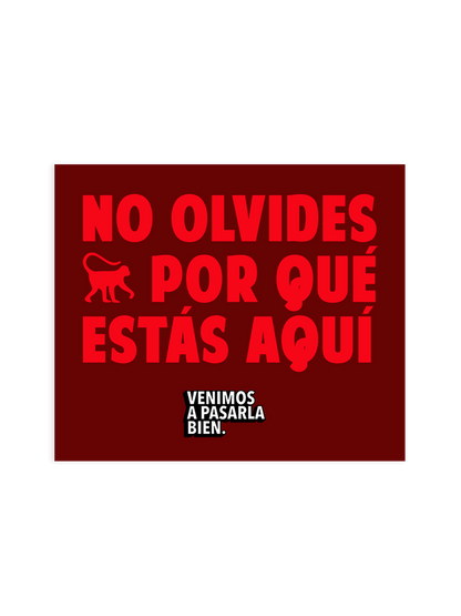 Sticker No Olvides