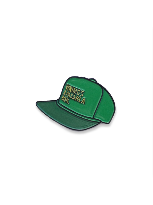 Pin snapback verde