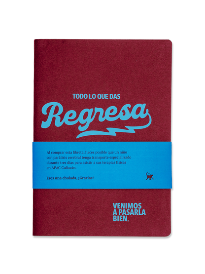 Libreta “REGRESA”