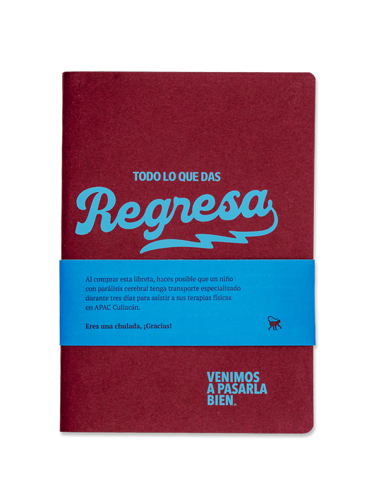Libreta “REGRESA”