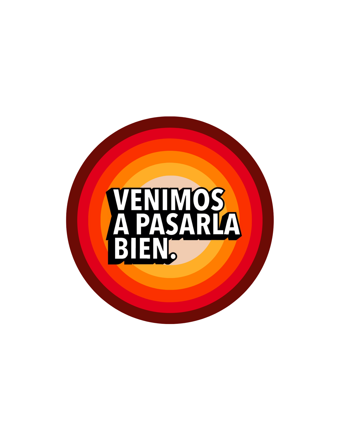 Sticker Circulo Retro