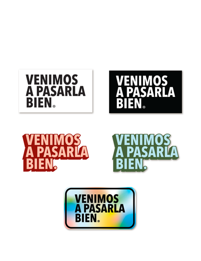 Kit de stickers venimos