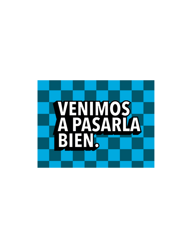 Sticker Patrón Azul